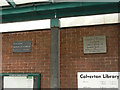 Twinning plaques, Calverton Library