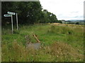 Signpost at Westerwood Farm