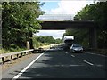 A49 - lane overbridge north of Ludlow