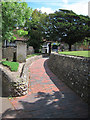 Path through St Marys Church grounds