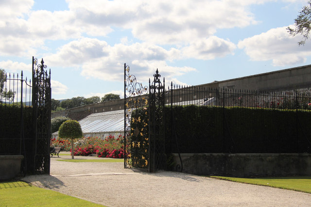 Gate to the Rose Garden, Powerscourt, County Wicklow, Ireland