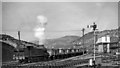 Up coal train from Rhondda Valley approaching Pontypridd