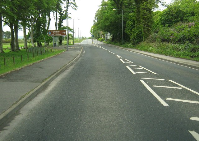 The A75 in Dunragit