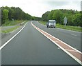 Recent road improvements on the A75