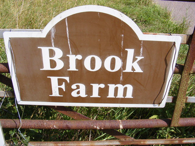 Brook Farm sign