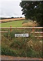 Shorts Lane close to its junction with Whitelow Lane