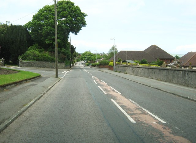 The junction of Leswalt High Road and Springwell Road