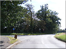TM2250 : Ipswich Road, Grundisburgh by Geographer