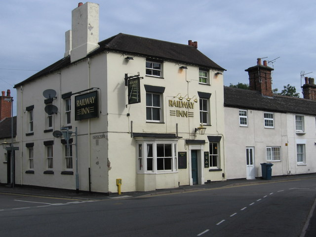 Stafford - Railway Inn © Dave Bevis :: Geograph Britain and Ireland