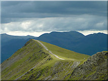 NY3127 : The top of Gategill Fell, Blencathra by Karl and Ali