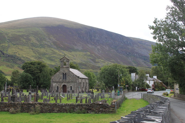 St Garmon church at Betws Garmon, Gwynedd