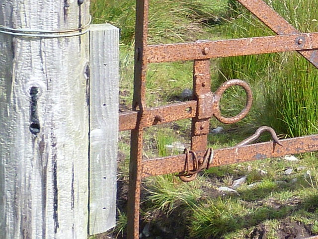 Old gate latch, Gruinards Estate © sylvia duckworth cc-by-sa/2.0 ...