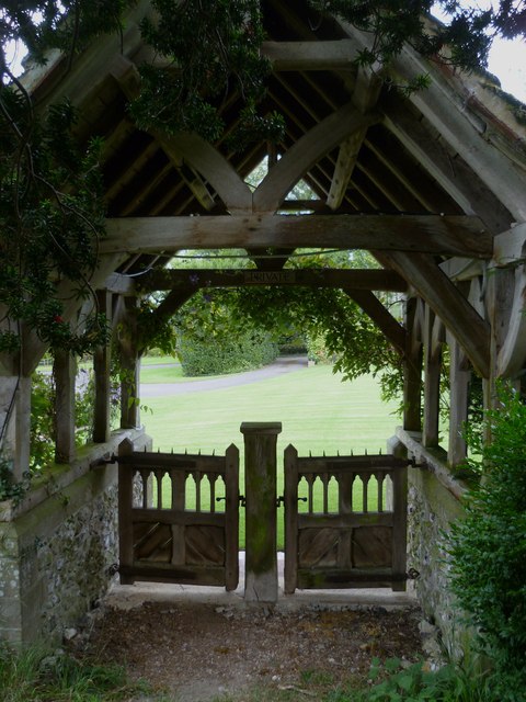 Lych gate at Edburton church
