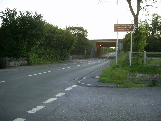 Road bridge , near Gorslas
