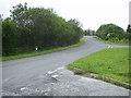 SN5514 : Minor road junction near A48 by Martyn Harries