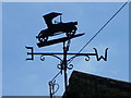 Weather vane near Gouthwaite Hall