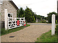 Old crossing gates at Gate Cottage Nursery