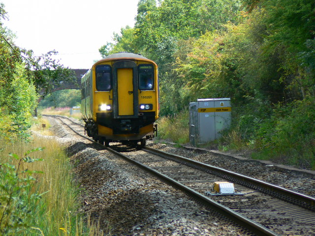 Local train to Gloucester from Swindon, near Minety