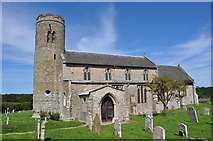 TG2236 : Roughton St Mary the Virgin's church by Ashley Dace