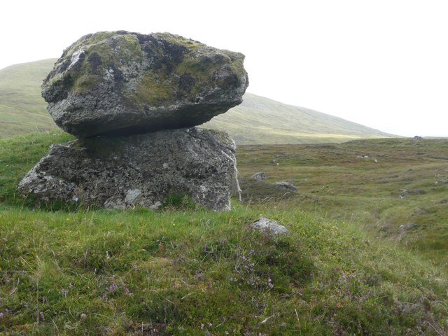 Perched boulder