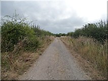 SE5414 : Route with public access, south of Norton by Christine Johnstone