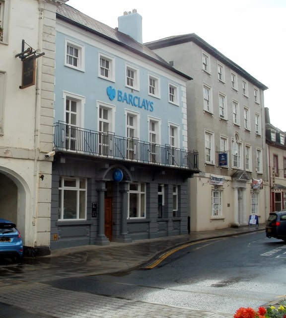 Grade II listed Barclays Bank, Brecon