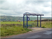 SK2789 : Bus shelter at Hill Top by Graham Hogg