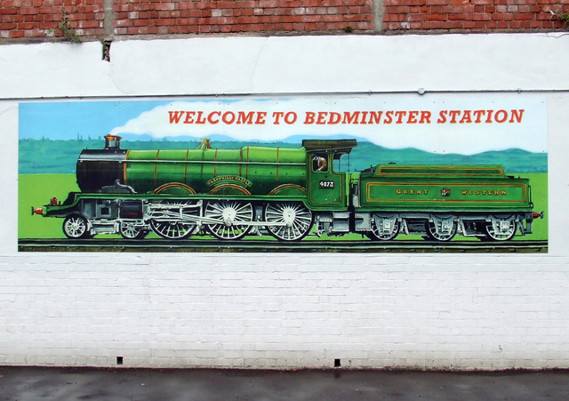 Mural at Bedminster railway station