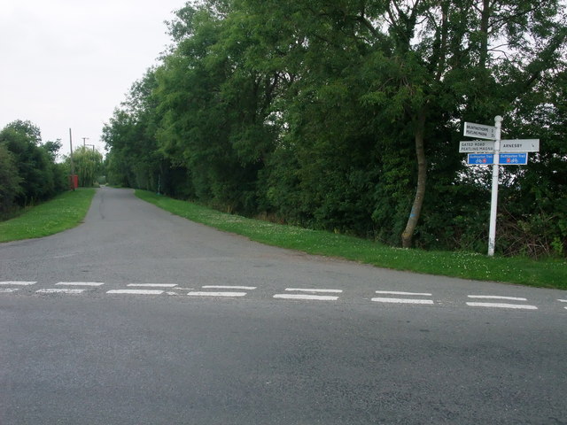 Arnesby Lane leading to Peatling Magna