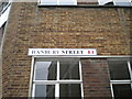 Street sign, Hanbury Street E1