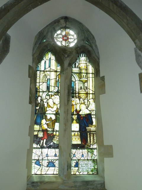 Church of the Assumption of the Blessed Virgin Mary Upper Froyle- stained glass window (13)
