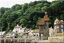 SS7249 : Lynmouth Harbour by Martin Tester