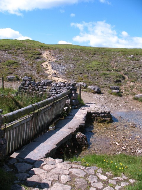 Footbridge over Gordale Beck