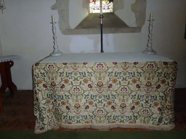 St. Mary, Bentley: side altar