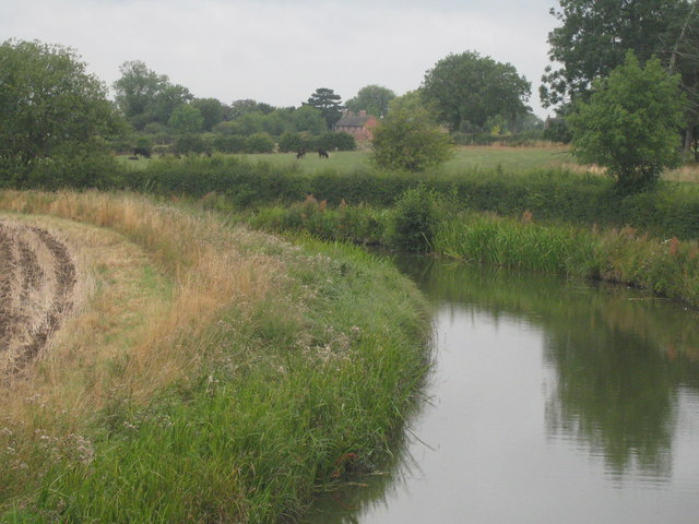Ashby de la Zouch Canal from bridge at Gopsall Wharf