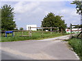 The entrance to Worlingworth Cricket Club