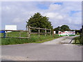 The entrance to Worlingworth Cricket Club