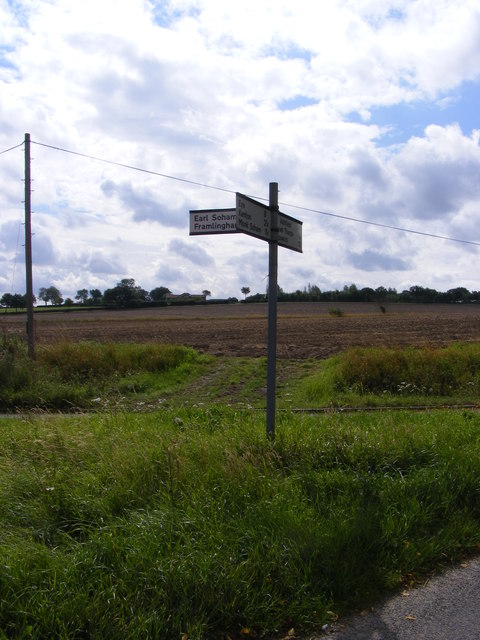 Roadsign at Clowes Corner