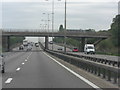 M4 approaches Monkey Island Lane overbridge