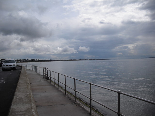 Lee on Solent in distance