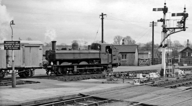 GW '7400' class 0-6-0PT shunting at Oswestry