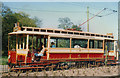 Manchester tram 765 (side view) at Heaton Park Tramway, Manchester