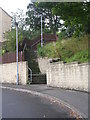 Steps from The Gateways up to Woodside Road