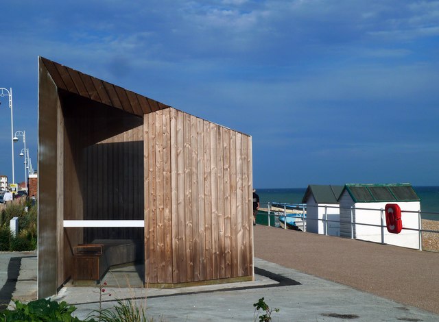 The ultra-modern version of the traditional seaside shelter