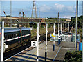 An East Coast Main Line service from Leeds to London Kings X departs from Grantham