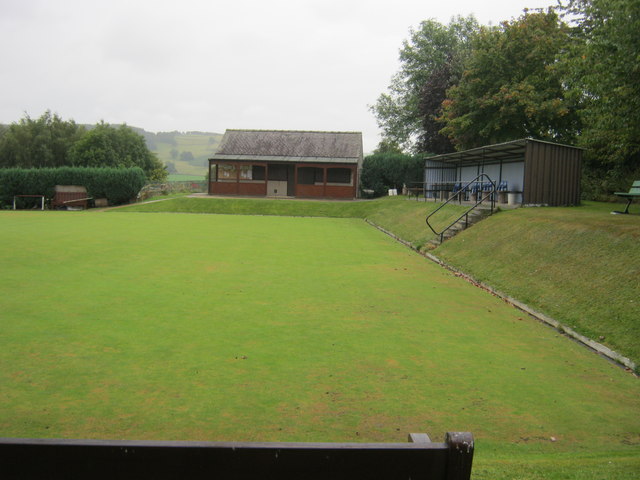 Bowling Club pavilion and shelter in Youlgrave