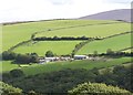 Buckethole farm from the edge of Shillett wood