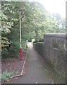 Footpath from Roundwood Road over Bridge GUE2/8