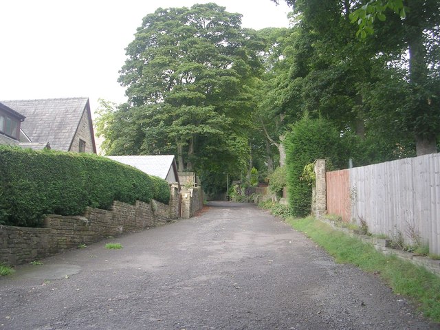 Old Langley Lane - viewed from Fairfield Drive