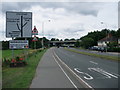 Entering Narborough along Leicester Road